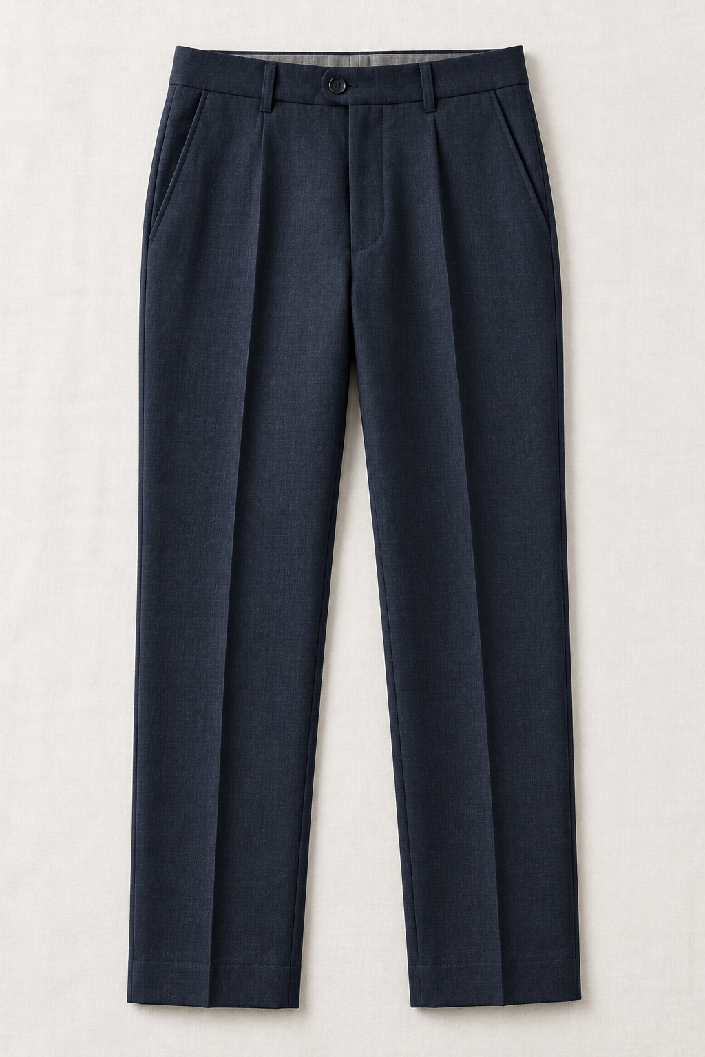 Cotton Linen Straight Trouser